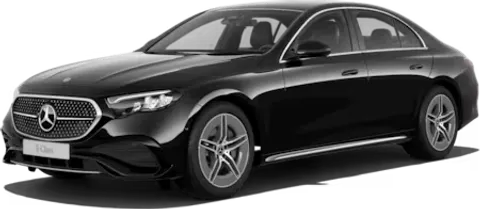 Mercedes-Benz E-Class executive sedan with driver in Egypt