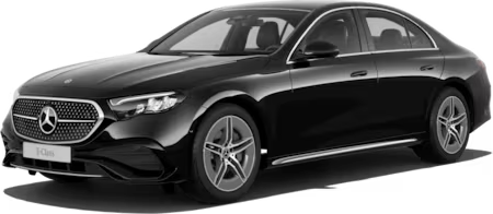 Mercedes-Benz E-Class executive sedan with driver in Egypt